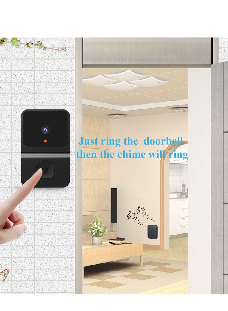 Door Chime, Wireless Door Open Contact Sensor Alarm with 500 FT Range for Business/Store/Home/Office When Entering, 1 Transmitter + 1 Plug-in Receiver