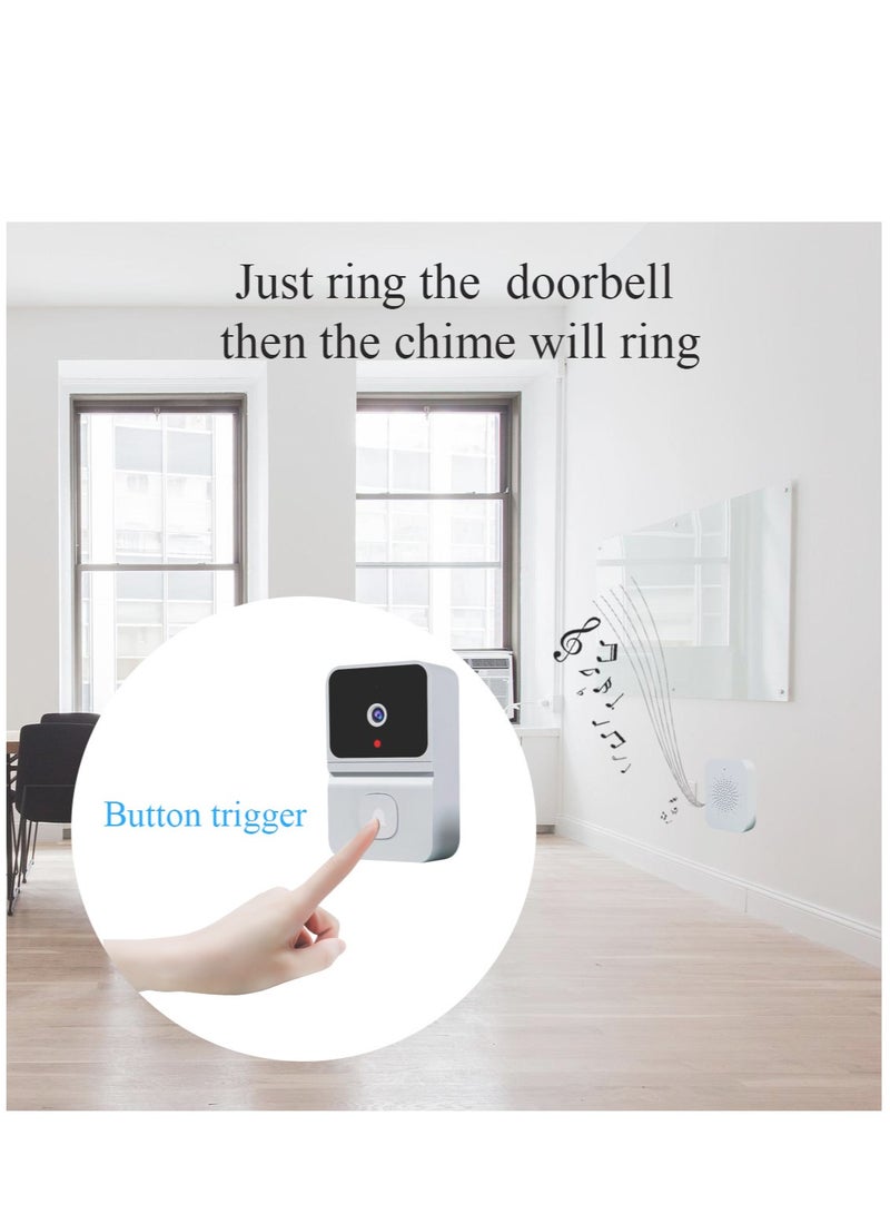 Door Chime, Wireless Door Open Contact Sensor Alarm with 500 FT Range for Business/Store/Home/Office When Entering, 1 Transmitter + 1 Plug-in Receiver