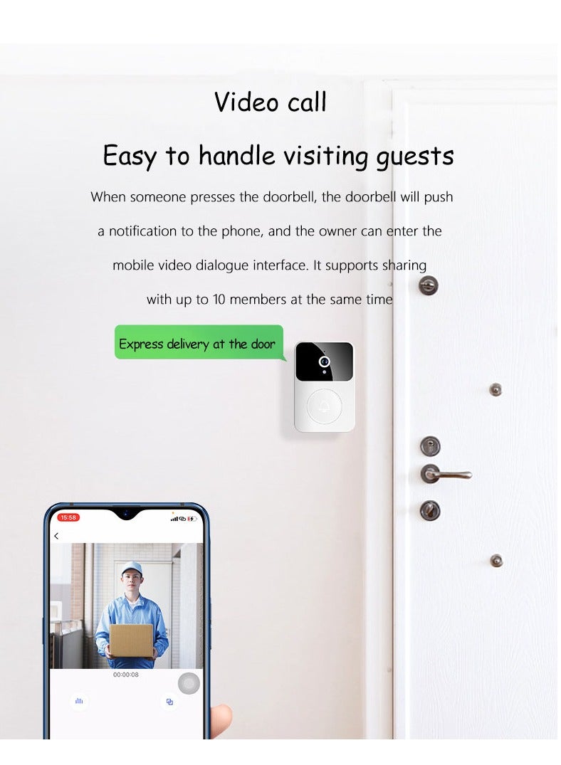 Wireless Doorbell, Waterproof Door Bell,  Loud Enough for Home Classroom