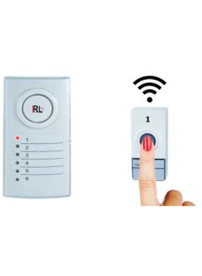 6-Zone Wireless Door Bell System with Push Buttons