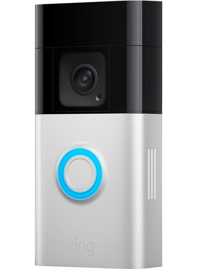 Battery Doorbell Plus Smart Wifi Video Doorbell - Satin Nickel