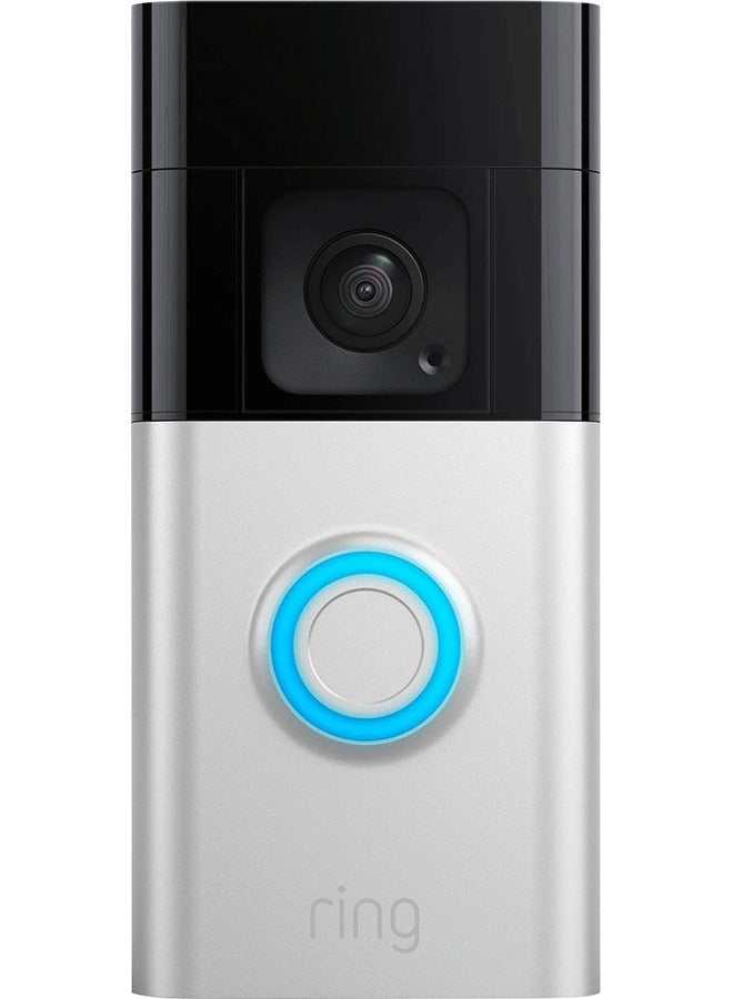 Battery Doorbell Plus Smart Wifi Video Doorbell - Satin Nickel