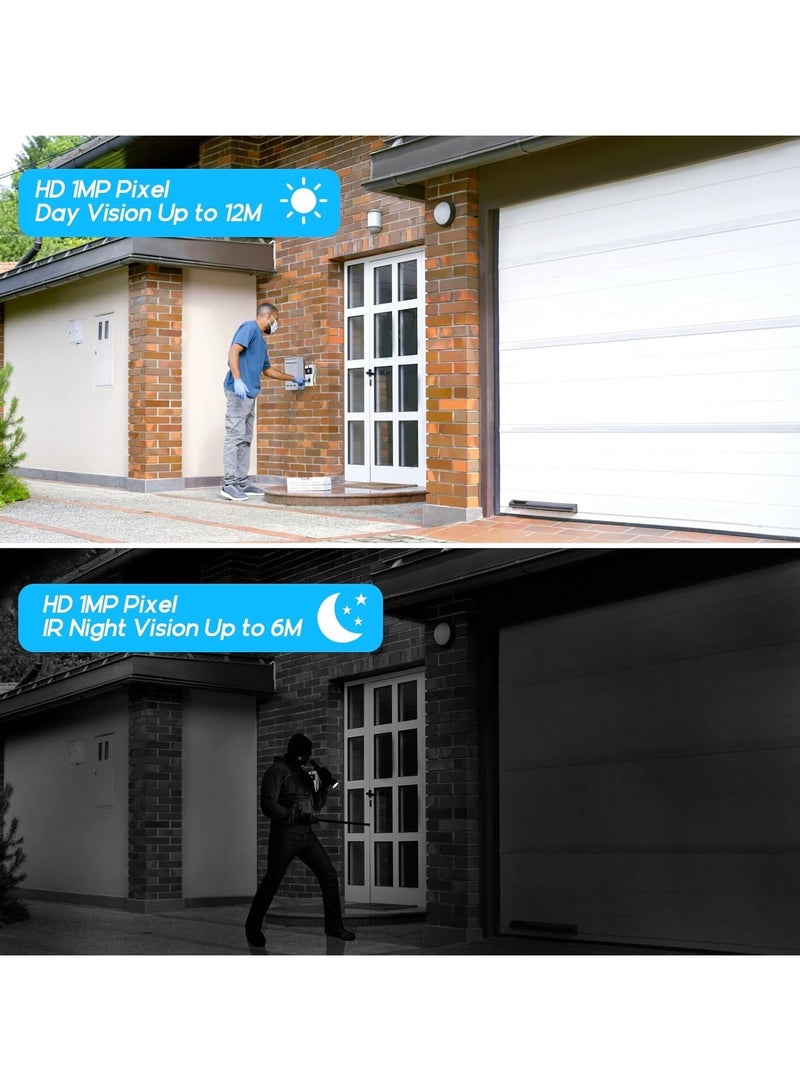 Door Bells with Camera Wireless Chime HD 100MP Video Camera Rechargeable Battery Powered Remote Control View Intercom