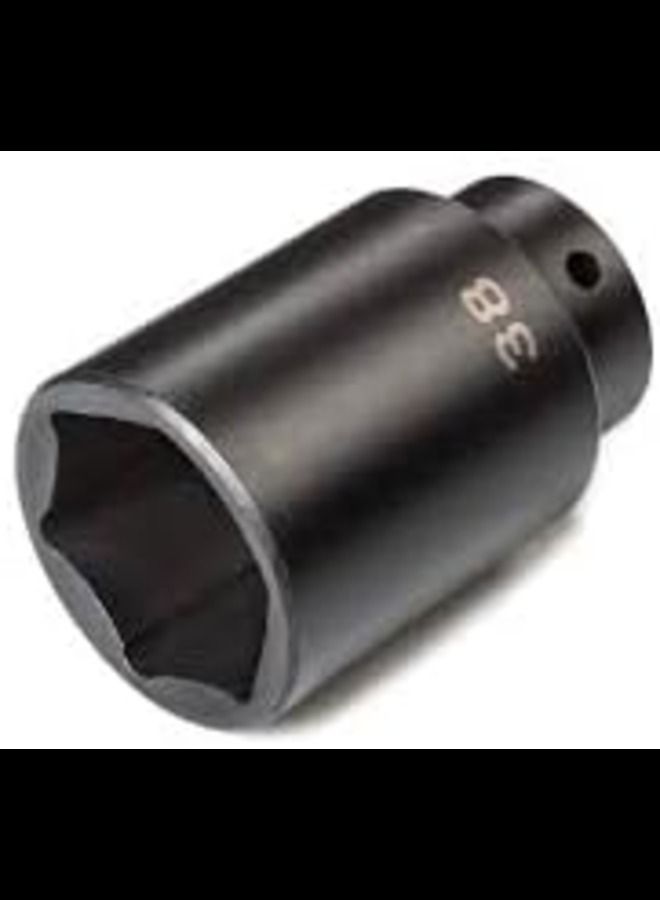 Black Impact Deep Socket 3/4'' 12PT