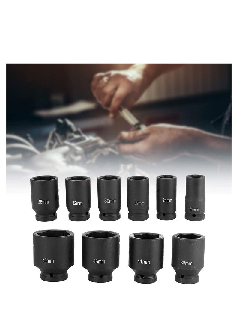 Black Impact Deep Socket 3/4'' 12PT
