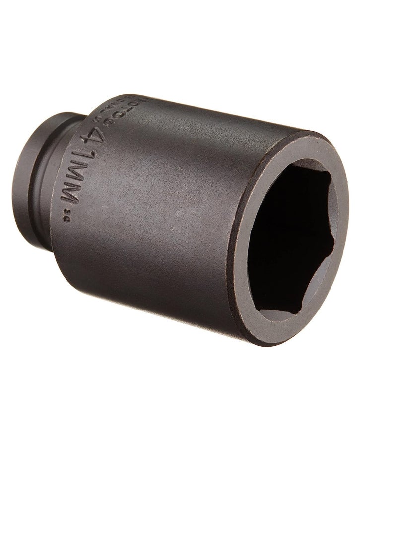 Black Impact Deep Socket 3/4'' 12PT