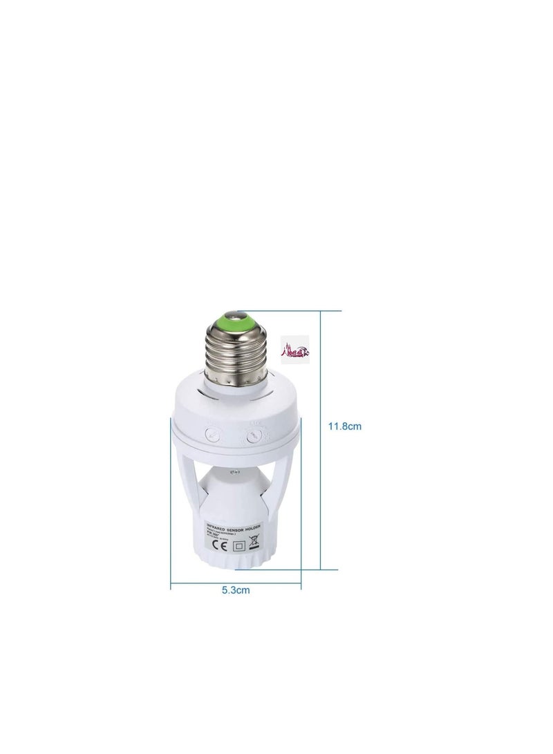 Motion Sensor Lamp Holder PIR Switch 360 Degrees