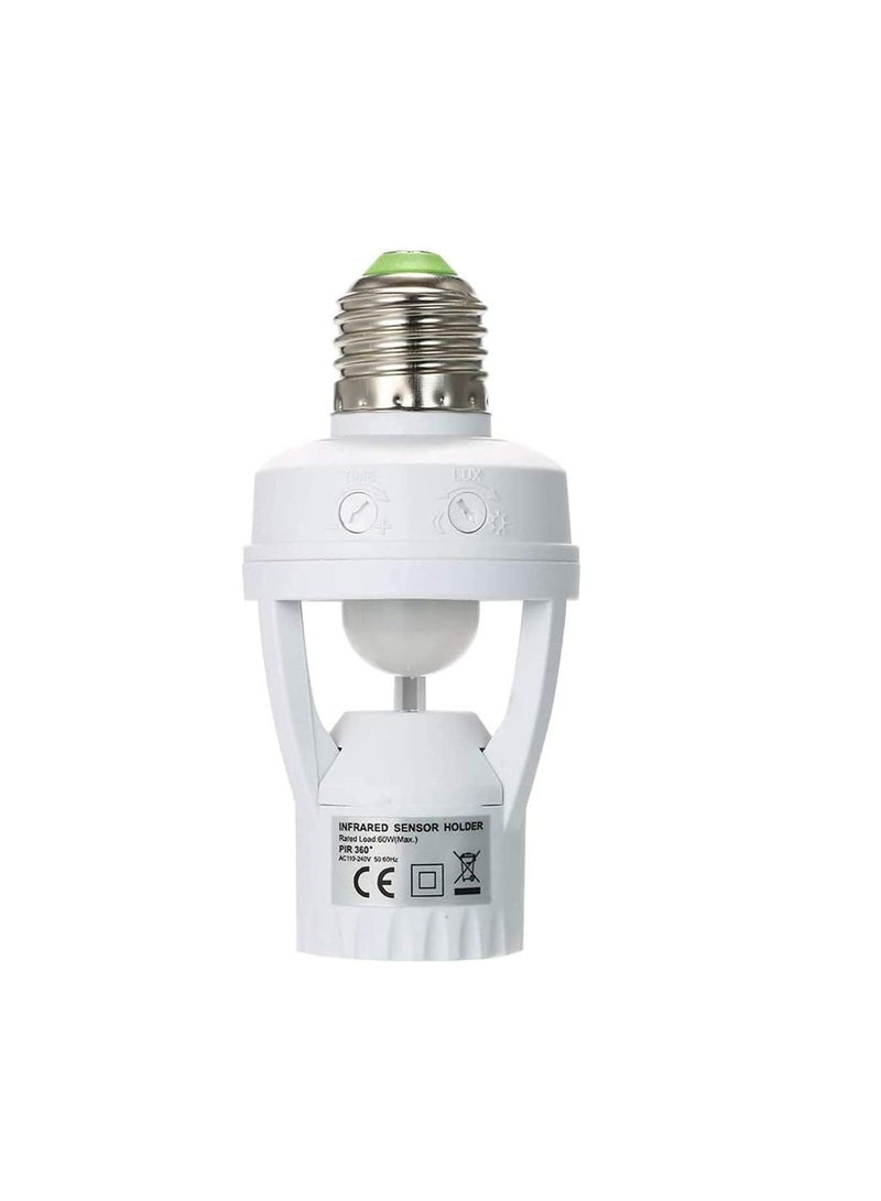 Motion Sensor Lamp Holder PIR Switch 360 Degrees