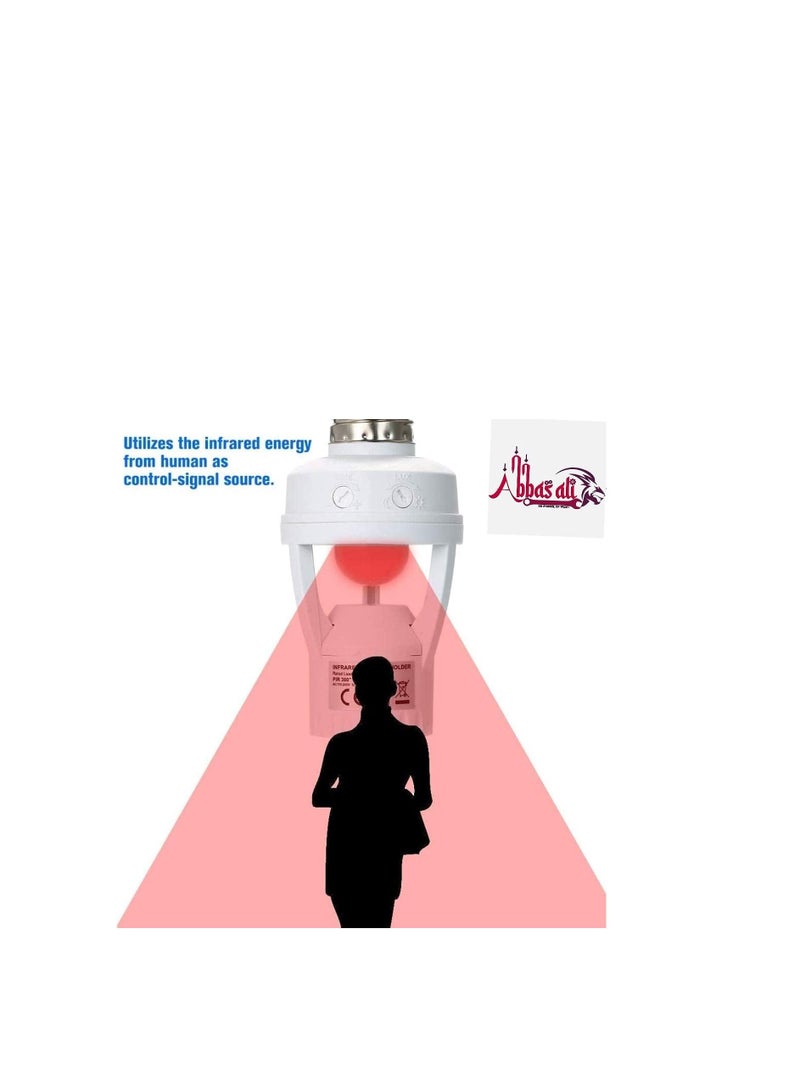 Motion Sensor Lamp Holder PIR Switch 360 Degrees