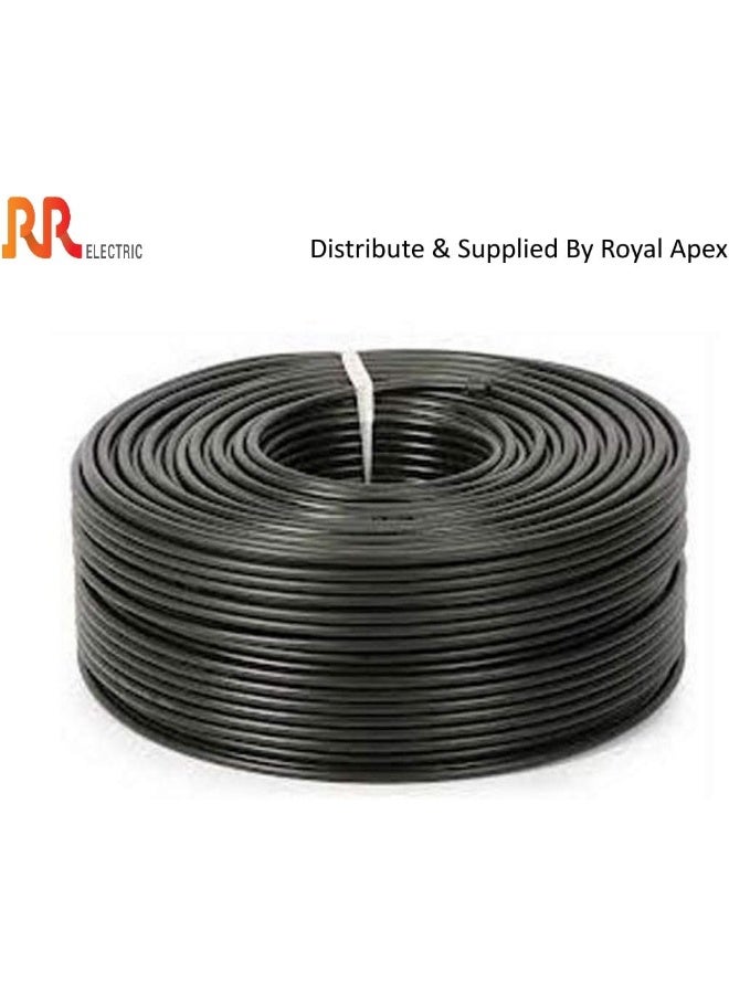 Multi Strand Pure Copper Single Core Flexible Cables | Trirated Electrolytic Conductor Up To 105C Fire Resist Electric Panel Wire | Bs6231 Iso9001 Ce Compliant 100Y(90M) Roll (1.5Mm, Black)