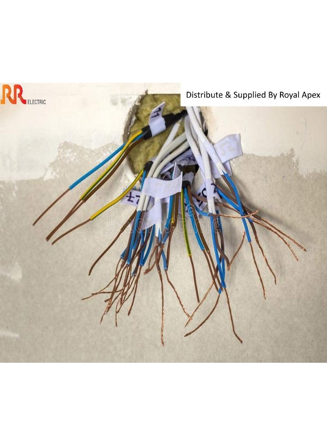 Multi Strand Pure Copper Single Core Flexible Cables | Trirated Electrolytic Conductor Up To 105C Fire Resist Electric Panel Wire | Bs6231 Iso9001 Ce Compliant 100Y(90M) Roll (0.75Mm, Yellow Green)