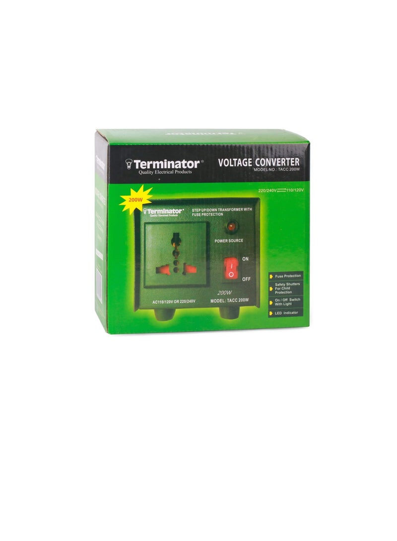 Terminator AC to AC Dual Voltage converter - TACC 200W