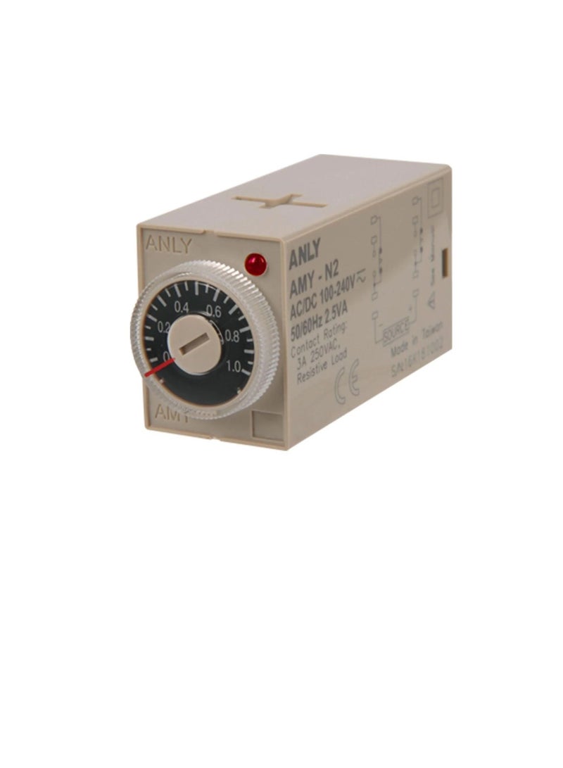 Multi Range Analogue Timer 8PIN 5A - AMY-N2