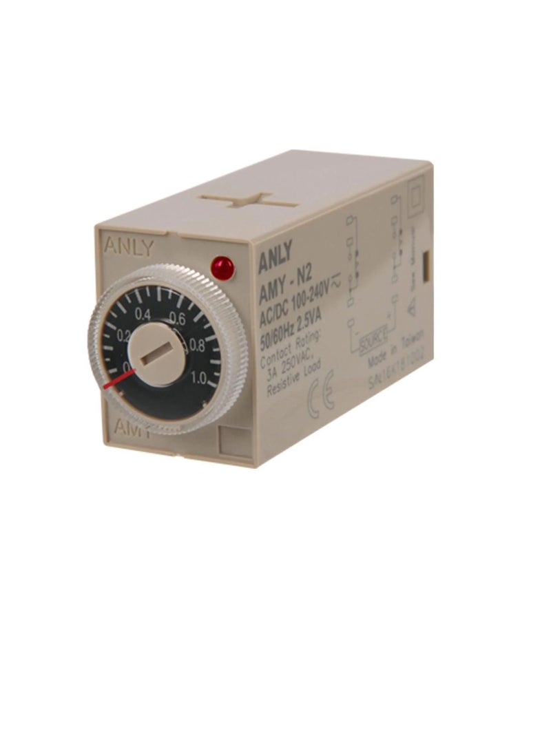 Multi Range Analogue Timer 8PIN 5A - AMY-N2