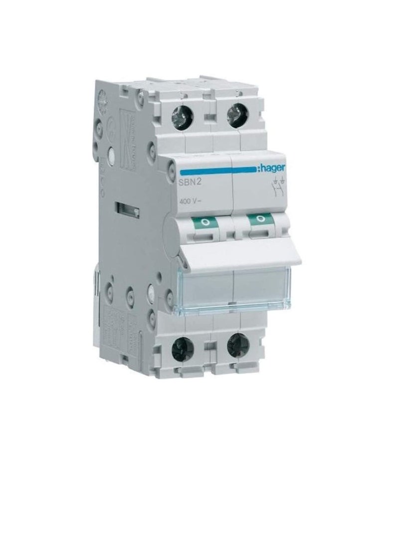 Double-Pole 63A 2POLE ISOLATOR SBN264N