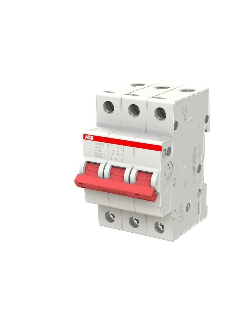 ABB 40A 3Pole Isolator Switch Disconnector - SHD203/40