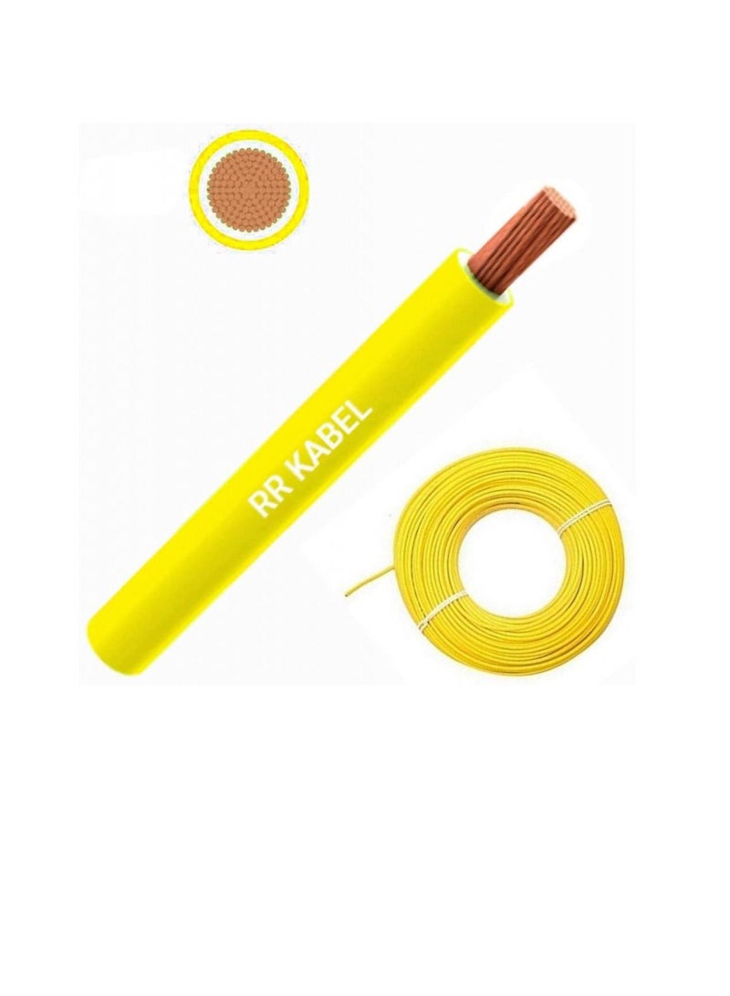 1.5mm Single Core Wire - Yellow