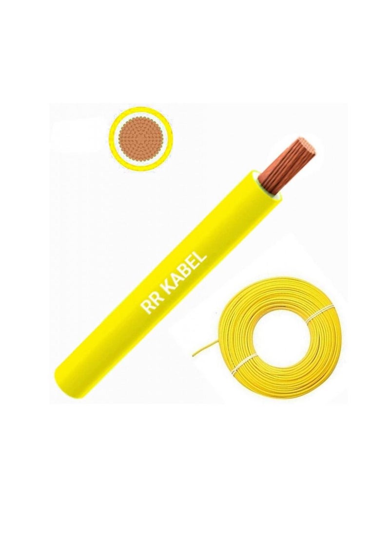 1.5mm Single Core Wire - Yellow