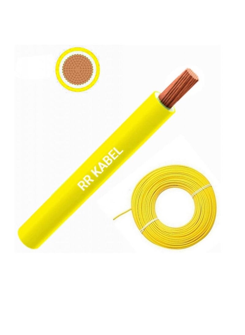 1.5mm Single Core Wire - Yellow