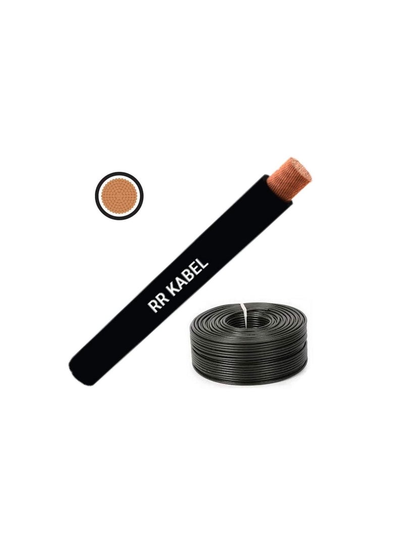 RR 4.0mm Single Core Wire-100 Yards-Black