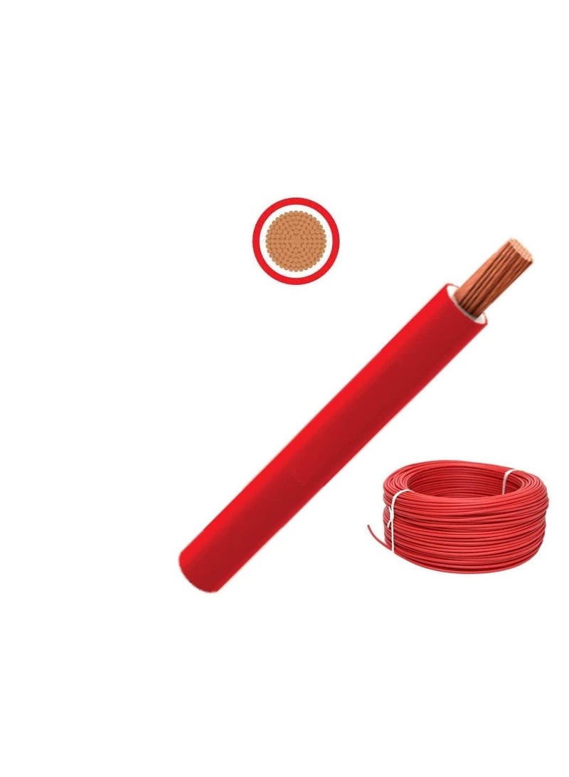 RR 1.5mm Single Core Wire-100 Yards-Red