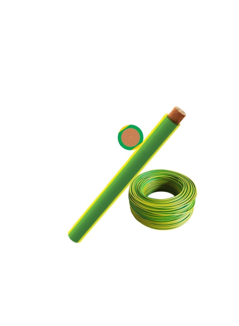 RR 1.5mm Single Core Wire Yellow/Green