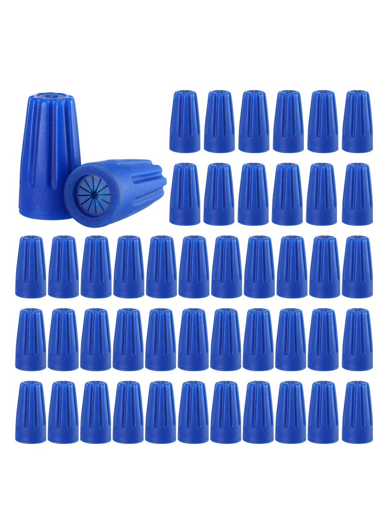 100 Pcs Waterproof Wire Outdoor Splice Terminal Electrical Connectors 22AWG-12AWG Cable Wire Landscape Connectors Wet Location Available for Building Application Connect Blue