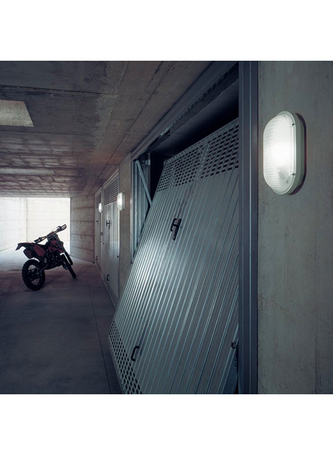 Luce Mini Tonda Oval Wall Bracket White 22 X 14.8 X 10.3centimeter