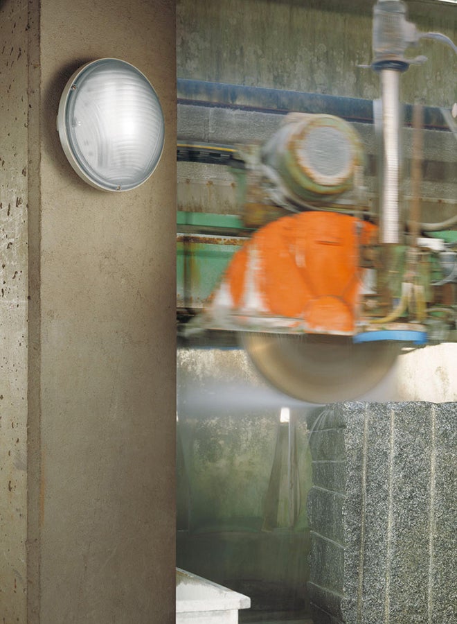 Luce Mini Tonda Round Wall Bracket White 22.5 X 10.3centimeter