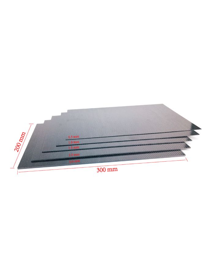 Carbon Fiber Plate Panel Sheet Black 0.105kg