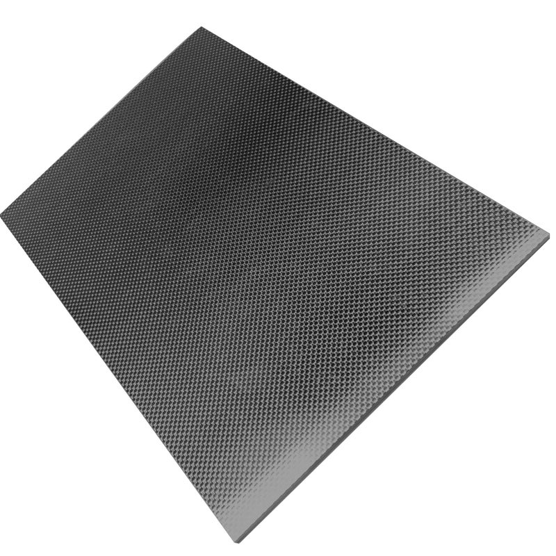 Carbon Fiber Plate Panel Sheet Black 23 x 0.50 x 17cm