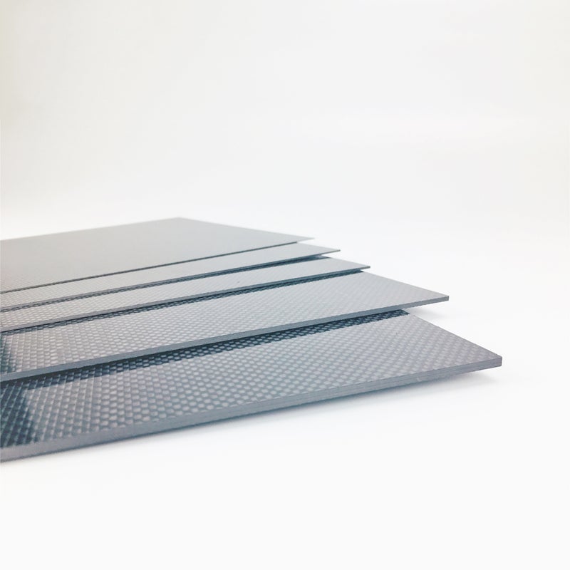 Carbon Fiber Plate Panel Sheet Black 23 x 0.50 x 17cm