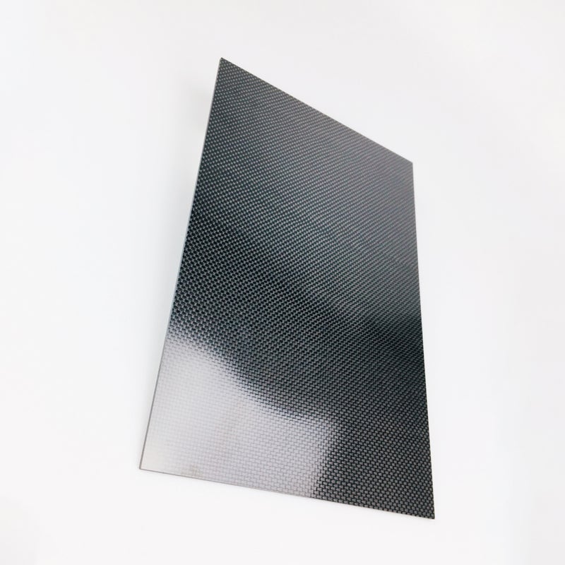 Carbon Fiber Plate Panel Sheet Black 23 x 0.50 x 17cm