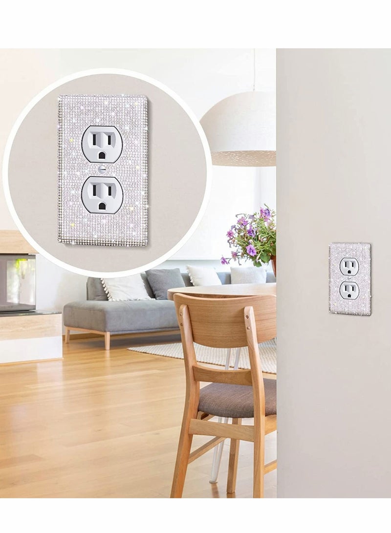 4Pack Wall Plates Light Switch Decorative Cover for Electric Outlets Decorative Home Decorator