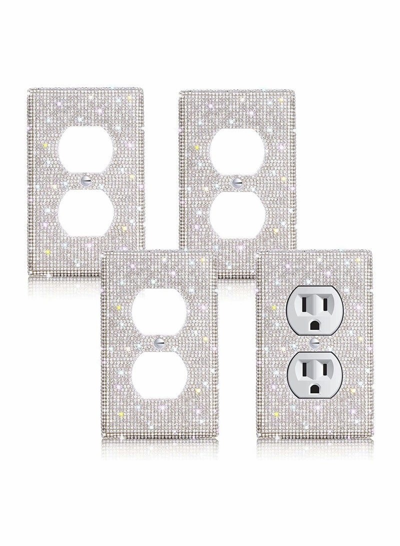 4Pack Wall Plates Light Switch Decorative Cover for Electric Outlets Decorative Home Decorator