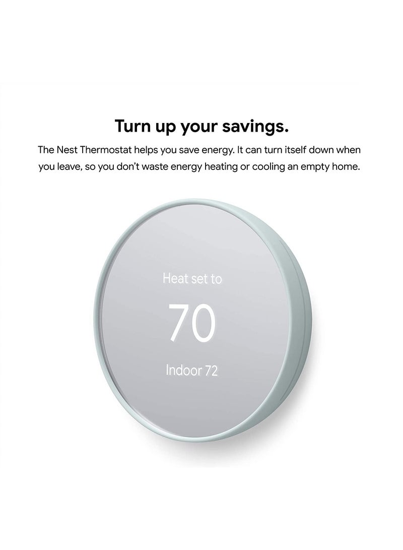 Nest 4Th Gen Programmable Smart Wi-Fi Thermostat For Home Ga02083Us – Fog