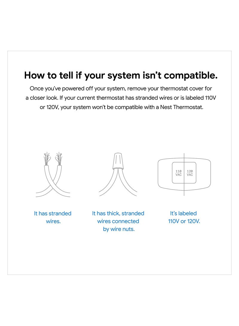 Nest 4Th Gen Programmable Smart Wi-Fi Thermostat For Home Ga02083Us – Fog