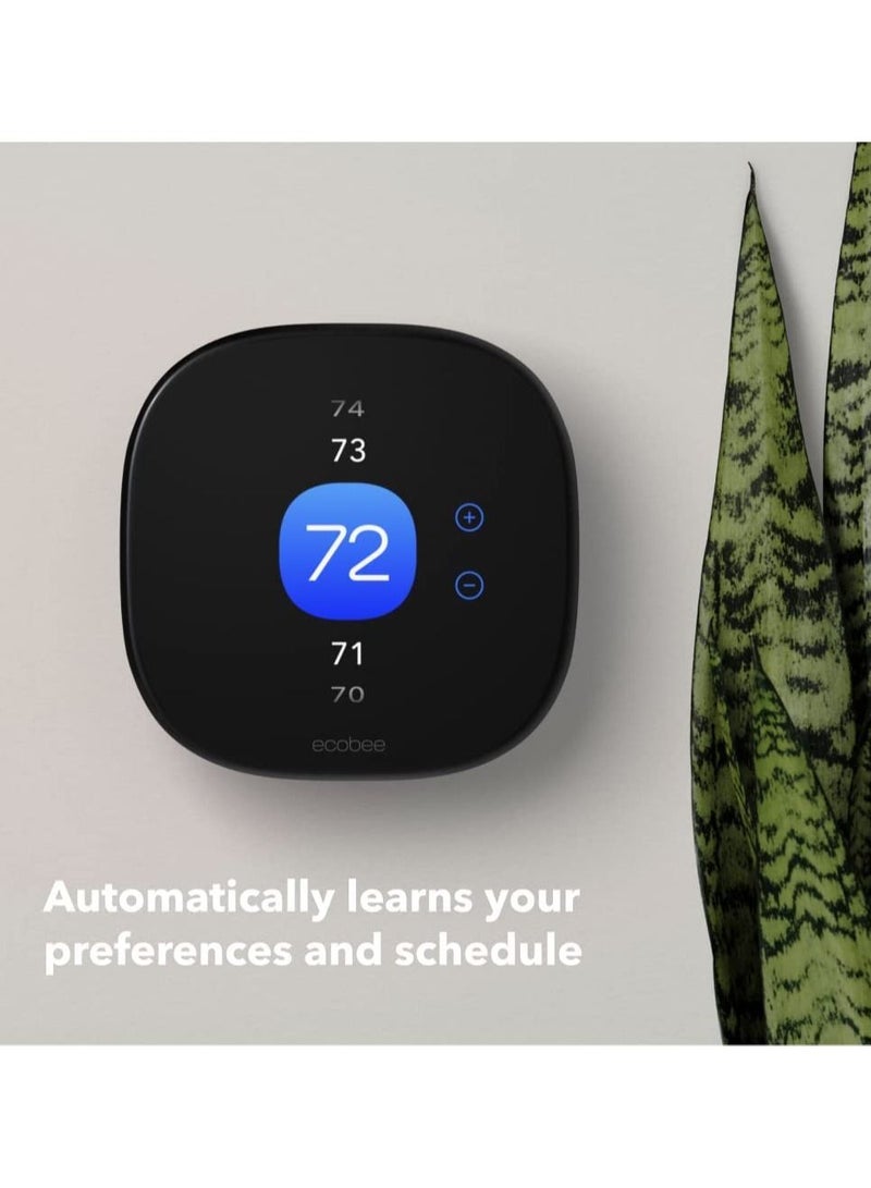 Smart Thermostat Enhanced 6Th Gen Without Sensor Black Eb-State6L-01