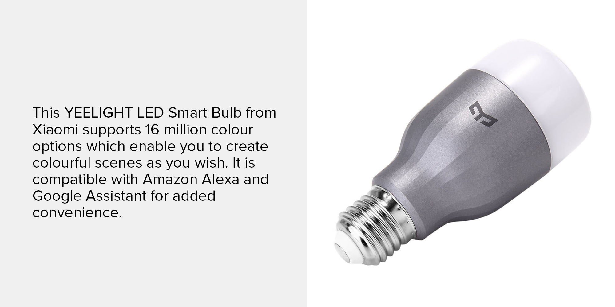 Yeelight LED Smart Bulb Multicolour