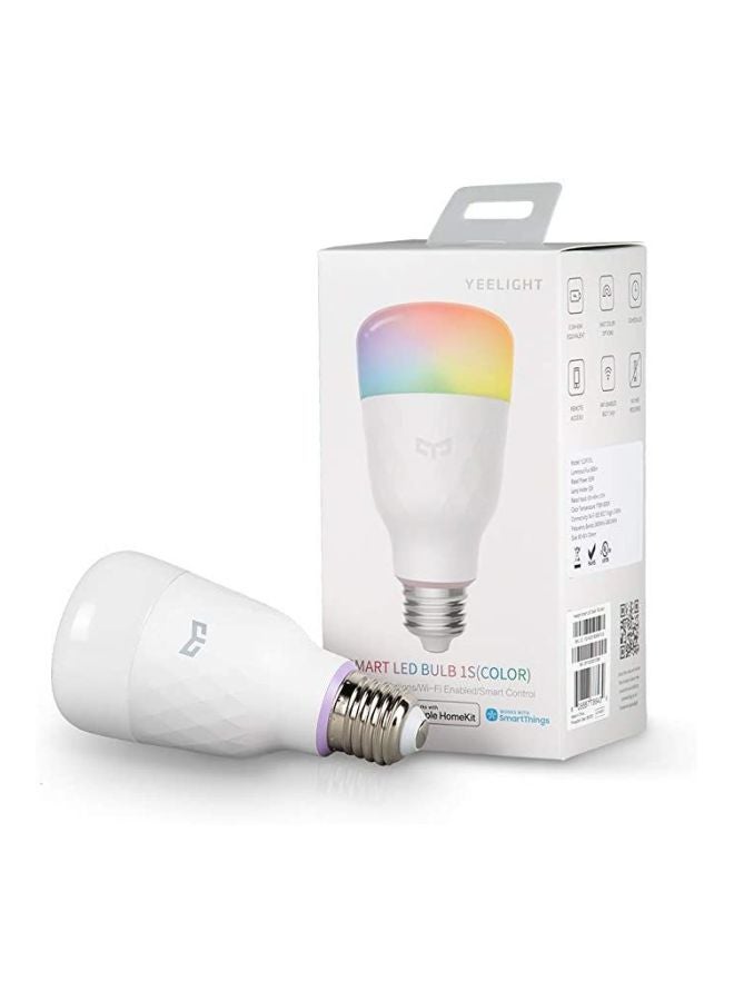 8W Yeelight LED Smart Bulb Wifi Control White/Silver