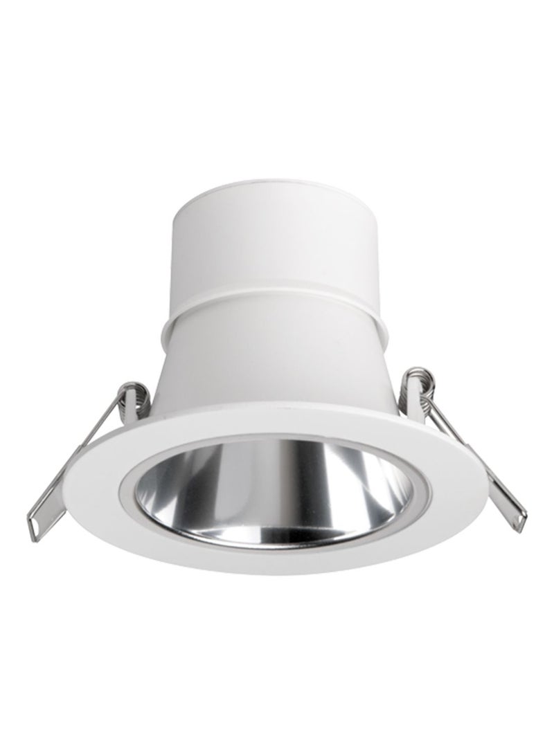 Recessed Integrated LED Downlight White/Silver