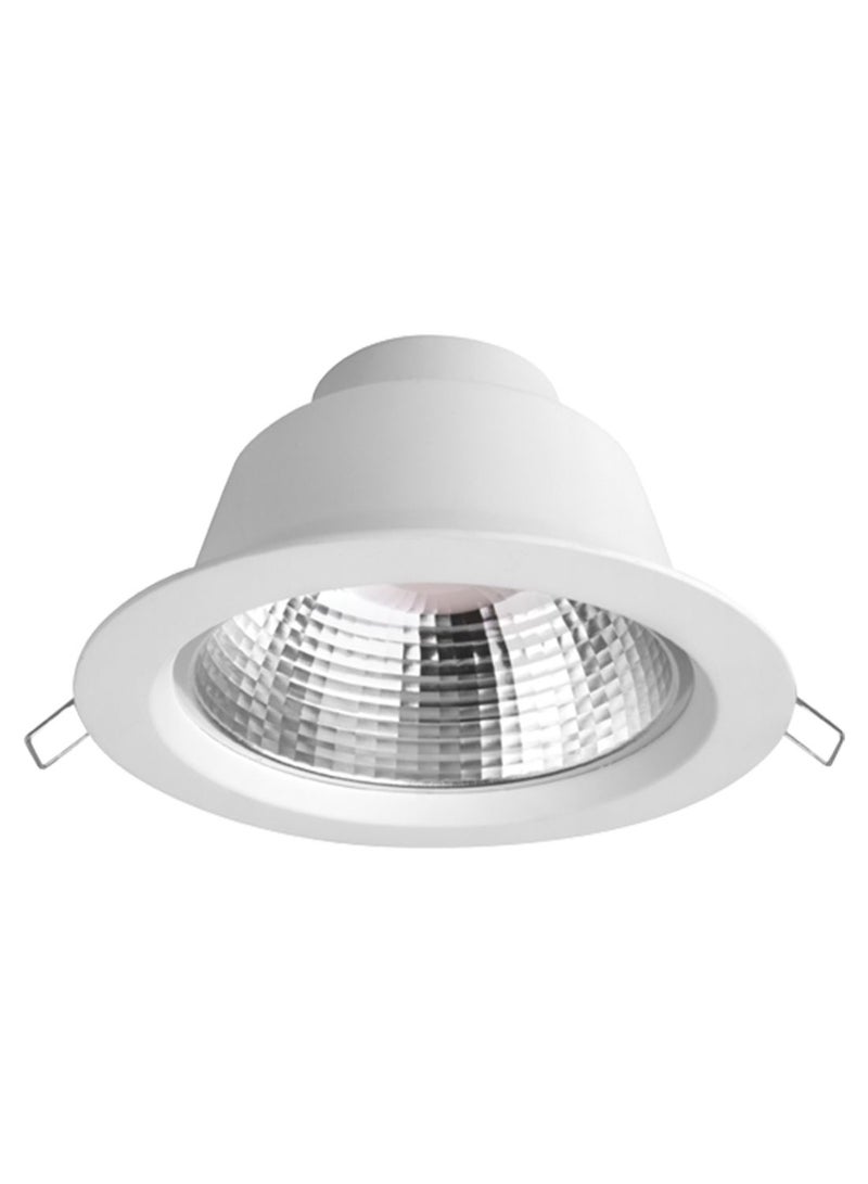 Recessed Integrated LED Downlight White/Silver