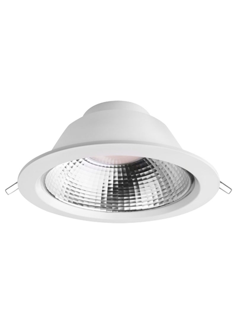 Recessed Integrated LED Downlight White/Silver