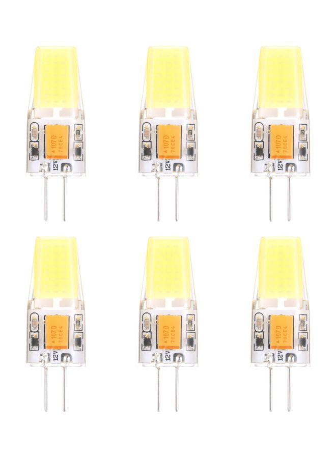 Pack Of 6 COB SMD Halogen Bulb White 13.4x7.8x2.5cm