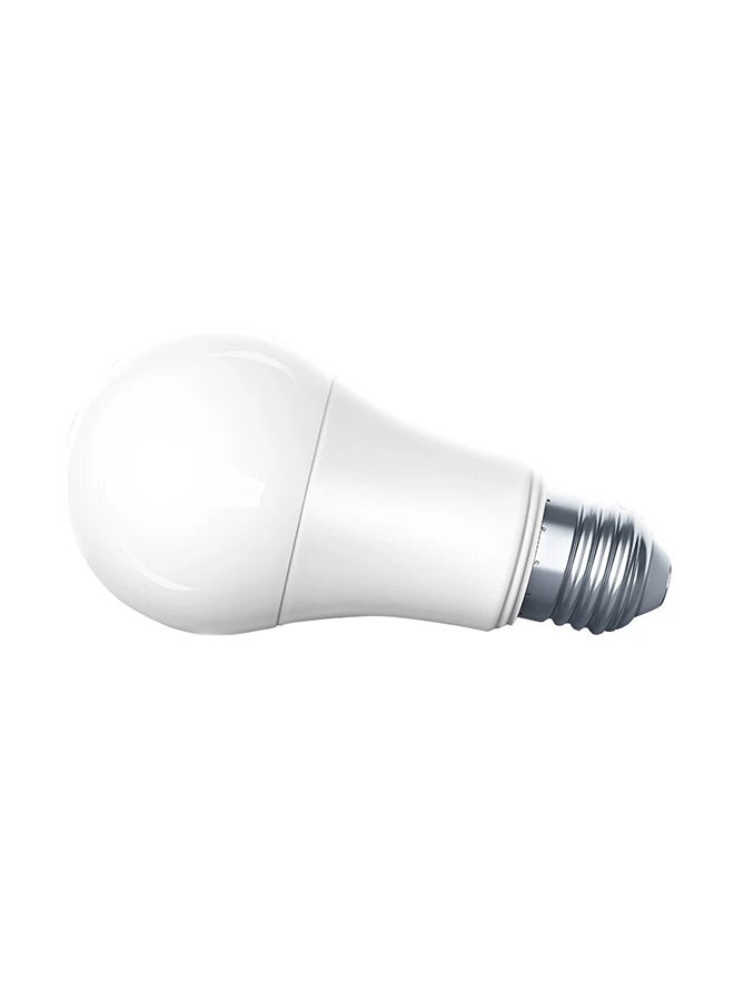 LED Light Bulb White/Silver