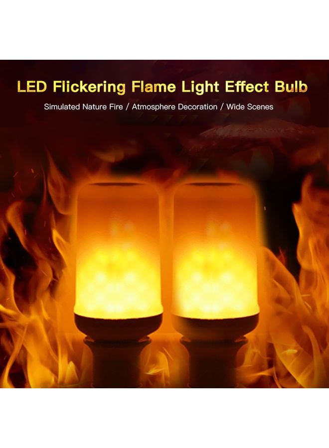 LED Fire Effect Light Bulb multicolour 14.00*6.50*6.50centimeter