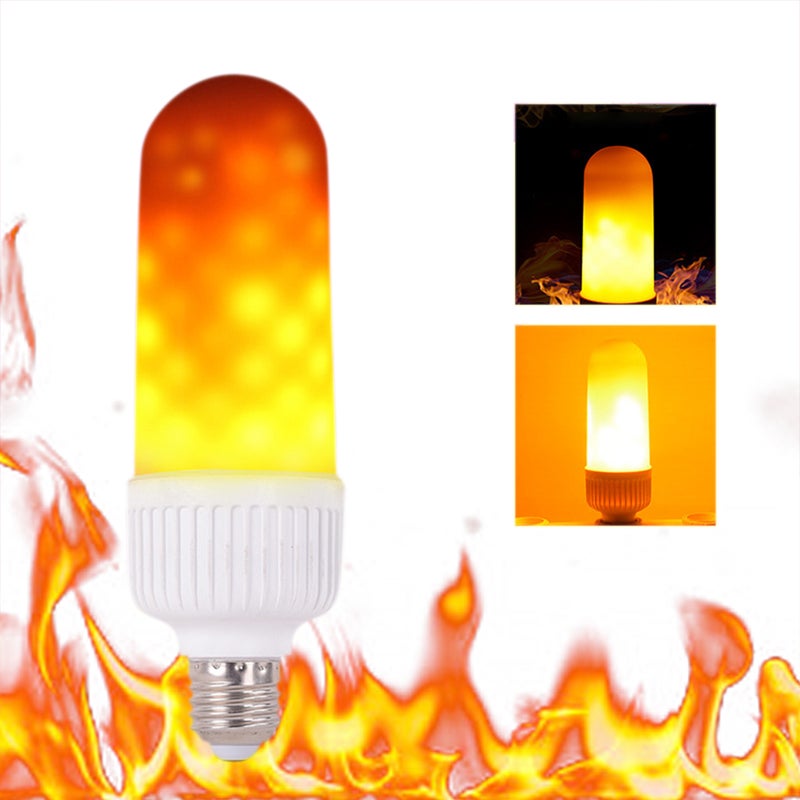 LED Fire Effect Light Bulb E26 Base multicolour 19.50*6.00*6.00cm