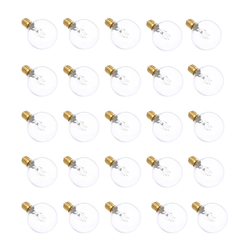 25 Pack AC230V G40 Globe Tungsten Incandescent Bulb Lamp Warm white 21.50*5.70*21.50cm