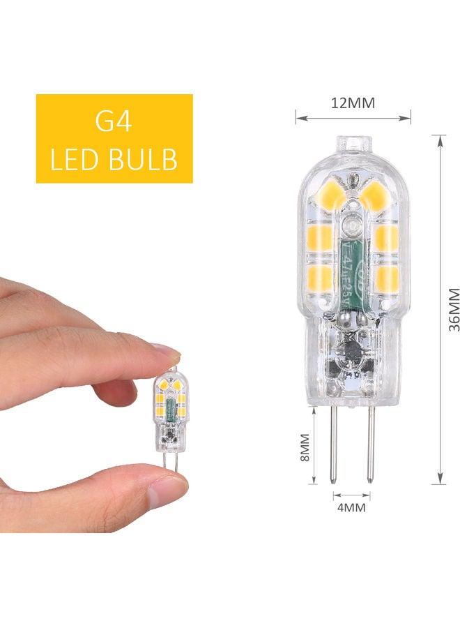 12-Piece Non-Dimmable LED Light Bulbs Warm White