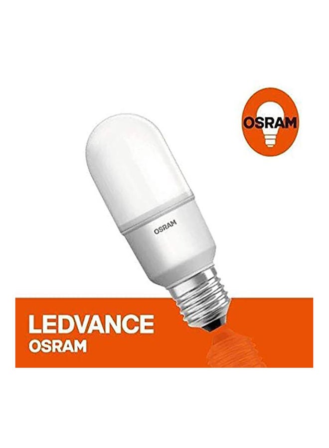 10-Piece E27 Screw Base 4000k Value Stick LED Bulb Cool White